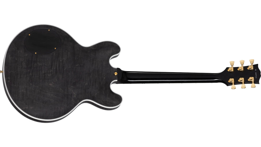 Gibson USA CUSTOM SHOP BB King Lucille Legacy - Transparent Ebony ESBB55LLTEGH
