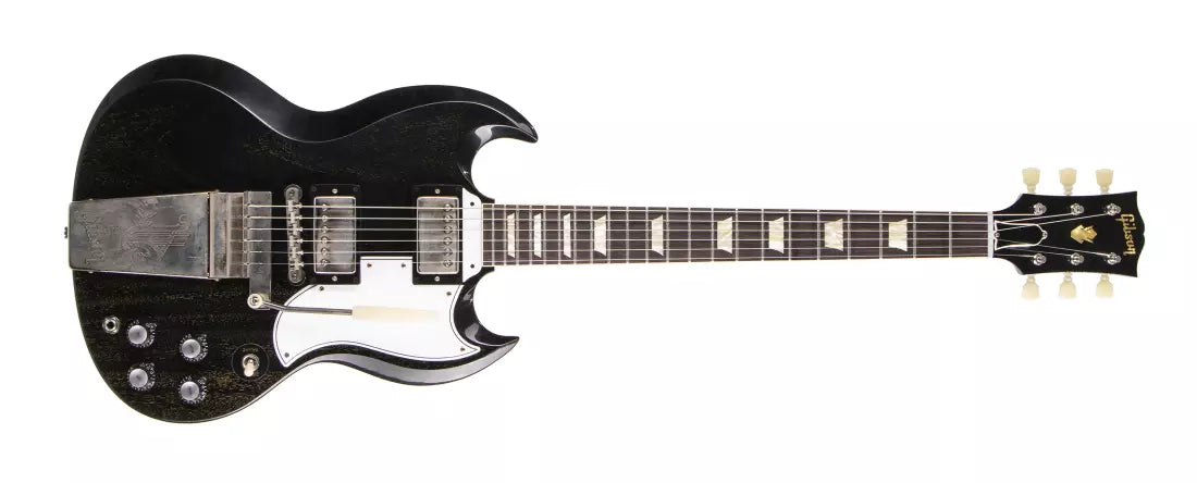 Gibson Custom Shop 1964 SG Standard Electric Guitar with Hardshell Case - Silver Fox VOS SGSR64PSL22418