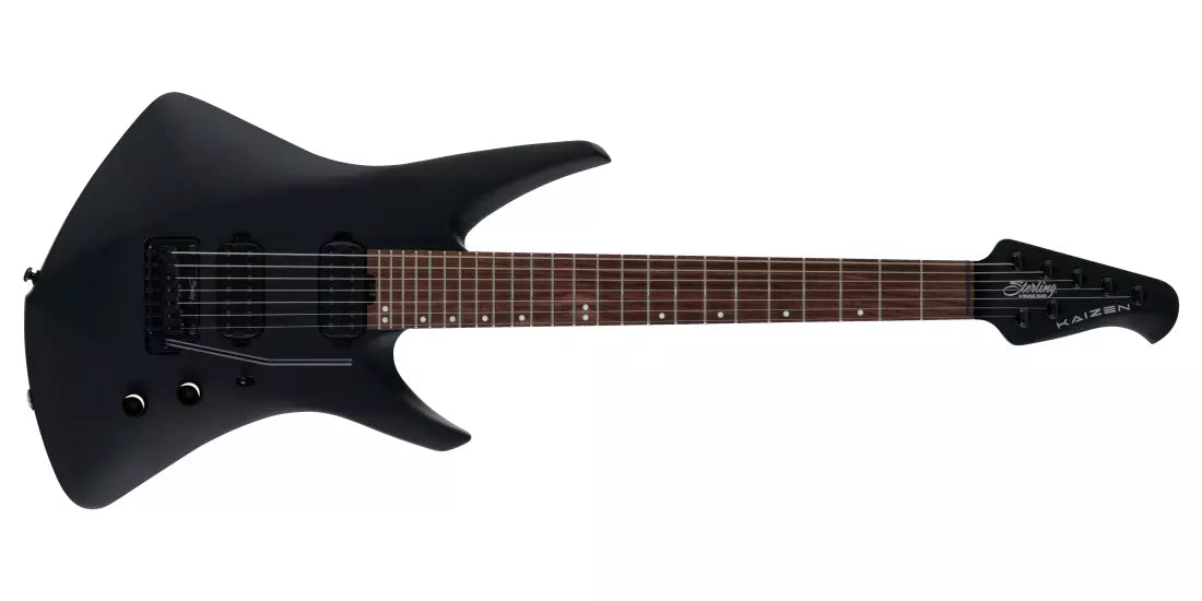Sterling by Music Man Kaizen 7-String Electric Guitar - Stealth Black KAIZEN7-SBK-R2