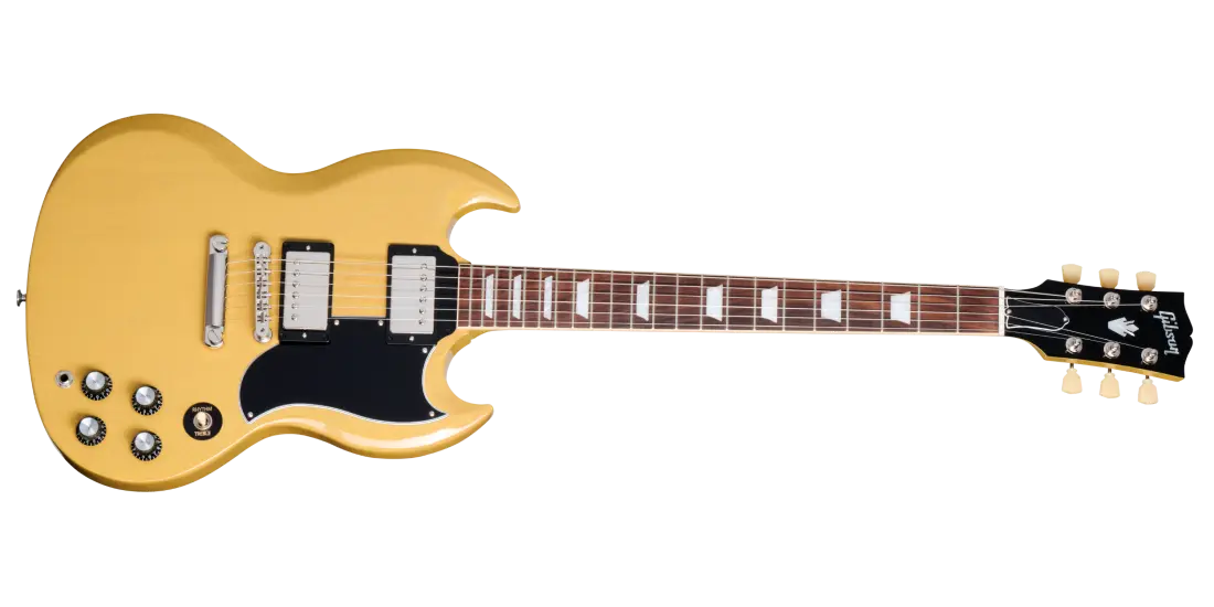 Gibson SG Standard 61 Stopbar w/Hardshell Case - TV Yellow SG6100TVNH
