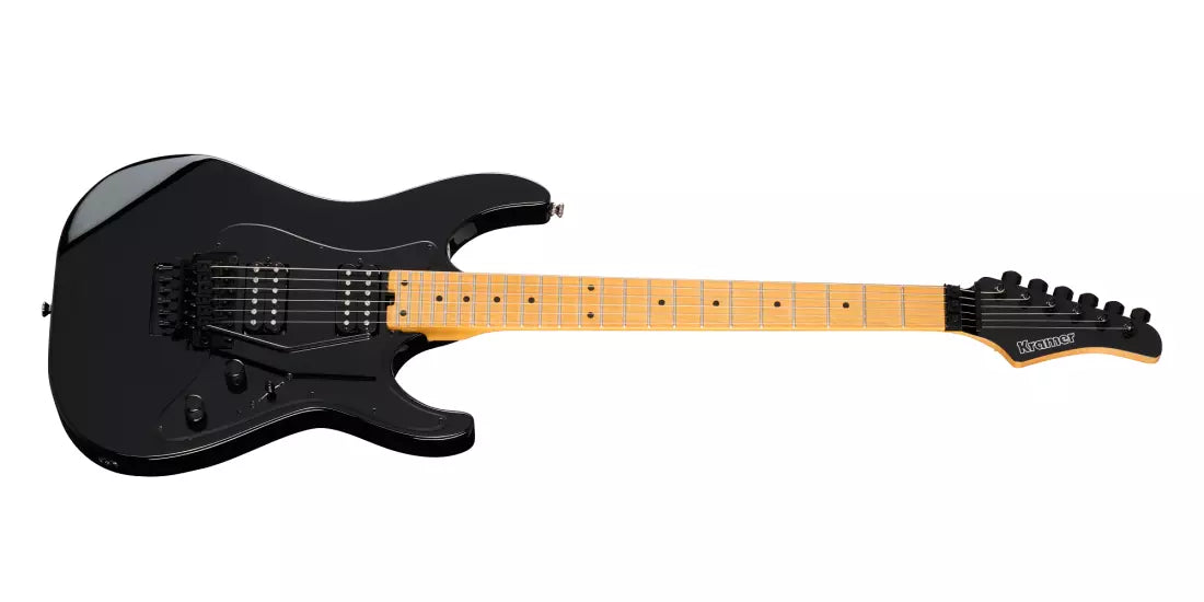 Kramer Volante HHFR Electric Guitar with Gigbag - Intruder Black KVOHHINBBF