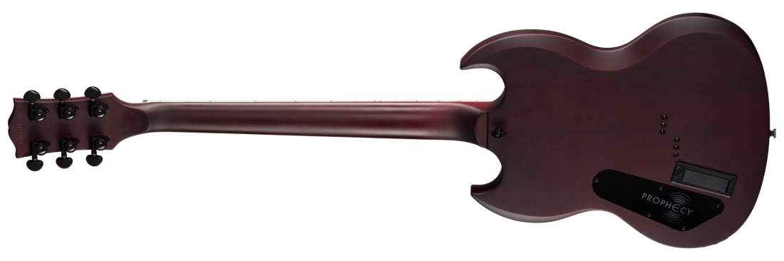 Epiphone Prophecy SG Electric Guitar with Case - Crimson Fog Satin EYSFCFSBH