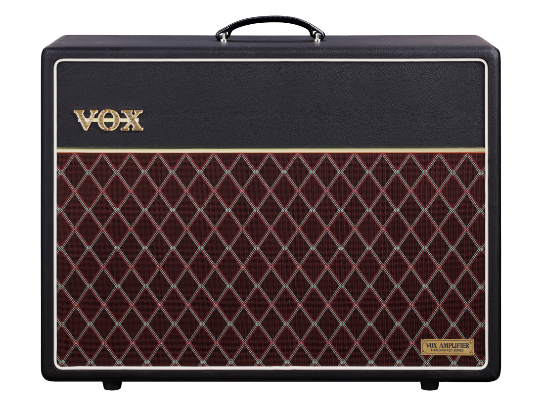 Vox Hand Wired 2x12 Amplifier Cab with Celestion Speakers, Alnico Blue V212HWRX