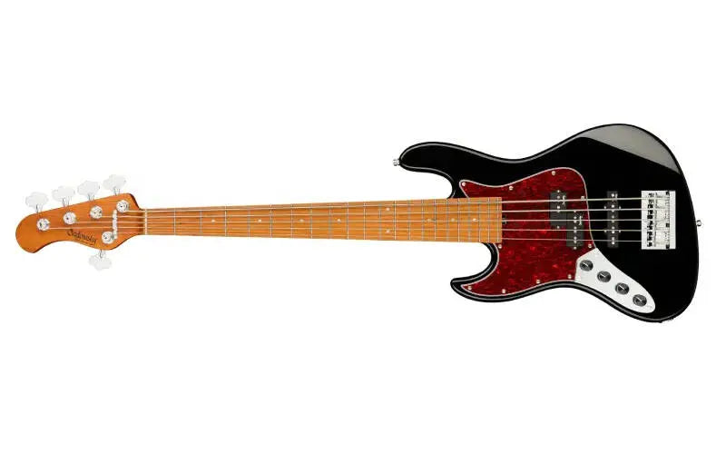 Sadowsky Guitars MetroExpress 21-Fret Hybrid P/J 5 String Bass with Gigbag - Black Left Handed MX21HP523MOKURL
