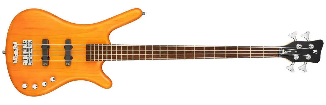 Warwick RockBass Corvette Basic 4 String Bass Guitar with Gig Bag - Honey Violin Transparent Satin RB150405AAALDFR
