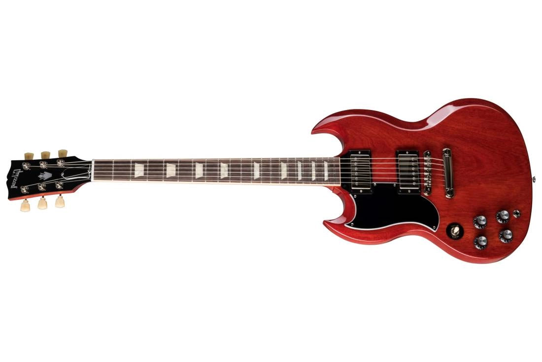 Gibson USA SG Standard 61 Stopbar Left Handed - Vintage Cherry SG6100V