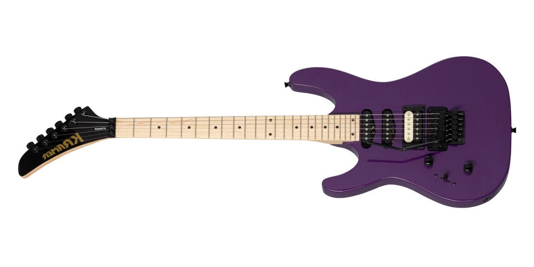 Kramer Striker HSS w/Floyd Rose Trem, Left-Handed - Purple KSFRHSSMJPBFLH