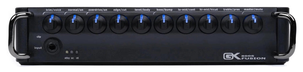 Gallien-Krueger Fusion S Bass Head w/ Tube Pre - 800 Watts FUSION-S-800