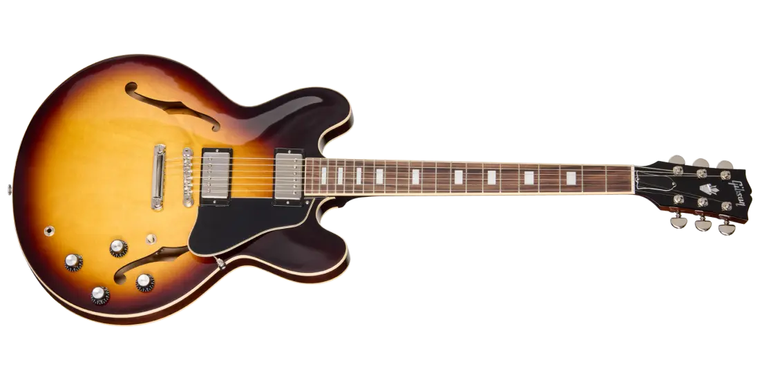 Gibson USA ES-335 60s ES335 Electric Guitar with Hardshell Case - Vintage Burst ES35600VBNH
