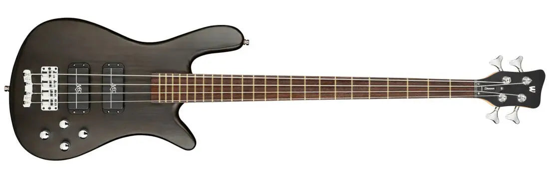 Warwick RockBass Streamer Standard 4 String Bass with Gig Bag - Nirvana Black Transparent Satin RB151403PACARFR