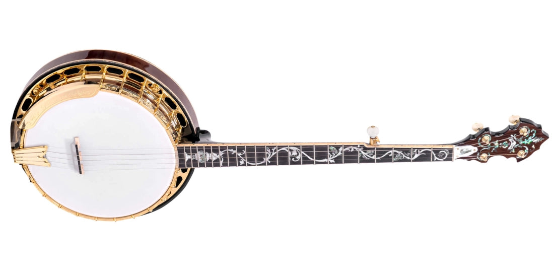 Gold Tone Mastertone OB-300 Orange Blossom 5-String Deluxe Banjo, Gold Plated w/Case OB-300