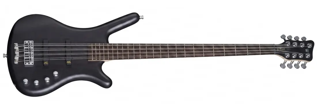 Warwick RockBass Corvette Basic 8-String Bass Guitar with Gig Bag - Nirvana Black Transparent Satin Model: # RB150803AAALDFR