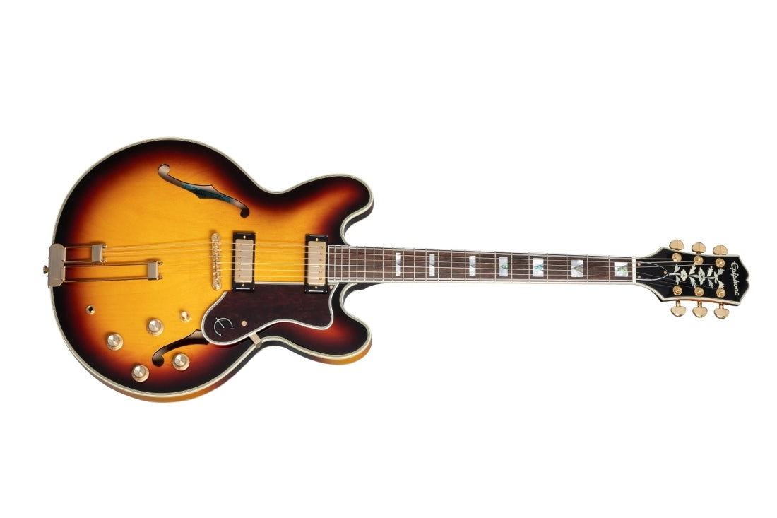Epiphone Sheraton Frequensator Semi-hollowbody Electric Guitar - Vintage Sunburst EOSHVSGH