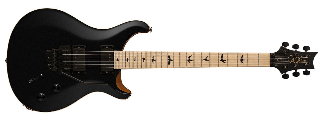 PRS Guitars USA DW CE 24 Dustie Waring Floyd Electric Guitar with Gigbag - Black Top 112797::ZV: SERIAL NUMBER 24 0400415 - 7.6 LBS