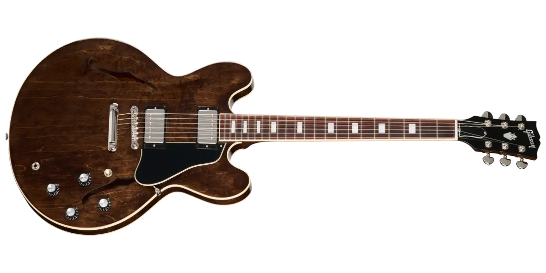 Gibson ES-335 60s ES335 Electric Guitar with Hardshell Case - Dark Walnut ES356007WNH