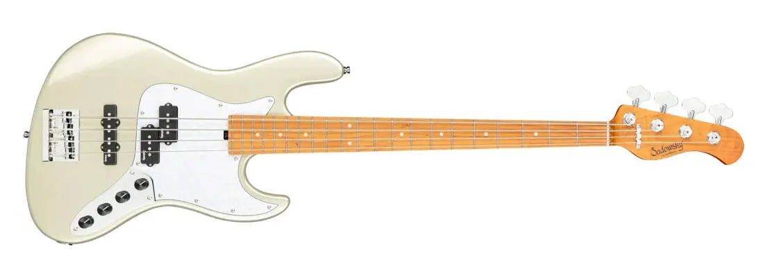 Sadowsky Guitars MetroExpress 21-Fret Hybrid P/J 4 String Bass with Gigbag - Champagne Metallic MX21HP4J7MOKUFR
