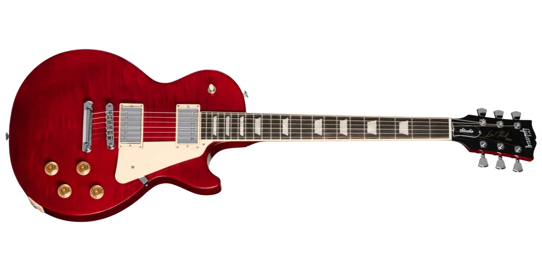 Gibson USA Les Paul Studio Session Electric Guitar with Softshell Case - Cherry Gibson Les Paul Studio Session Electric Guitar with Softshell Case - Cherry LPSTAA01CDCH