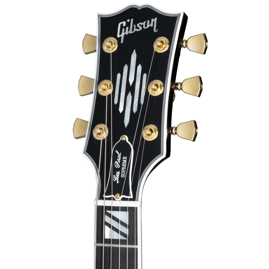 Gibson USA Les Paul Supreme Electric Guitar 3 Pickup - Ebony LPSU3P00EBGH