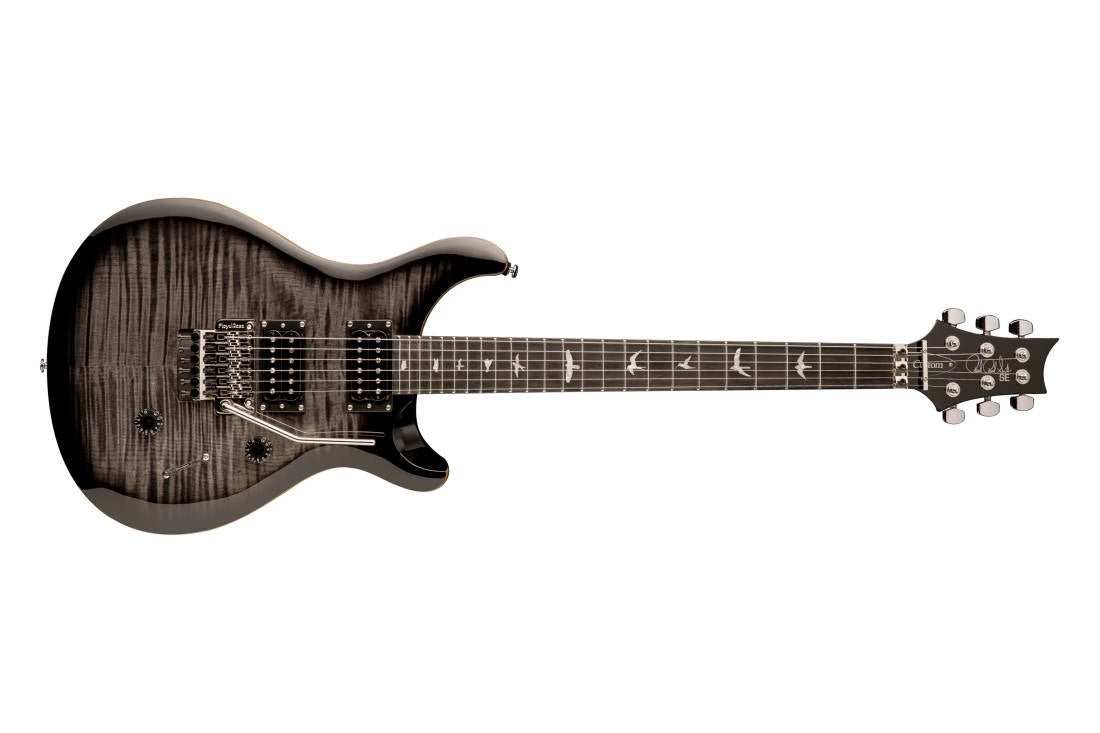 PRS Guitars SE Custom 24 Floyd Electric Guitar with Gigbag - Charcoal Burst 109630::CA: