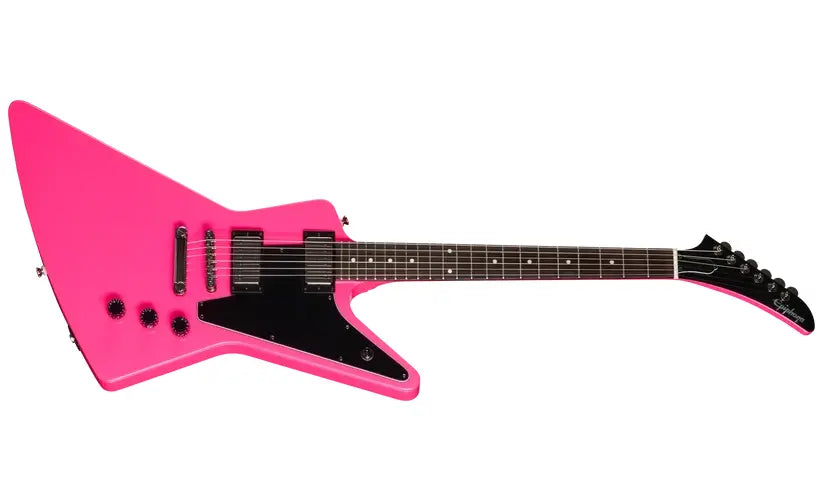 Epiphone Limited Edition Explorer Electric Guitar with Gigbag - Vice City Pink EIEXVPBH