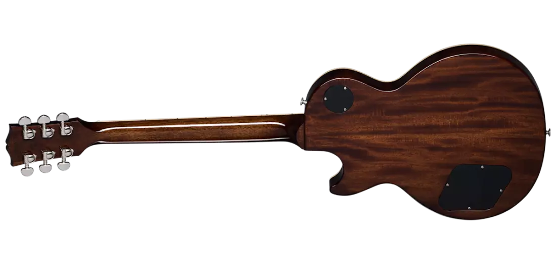 Gibson USA Les Paul Standard 60s Plain Top Electric Guitar with Hardshell Case - Dark Walnut LPS6P007WNH