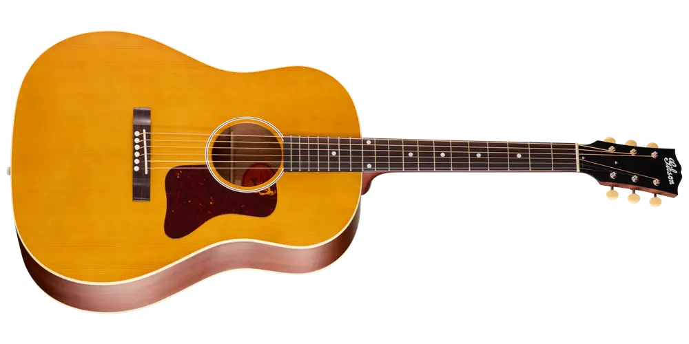 Gibson J-45 Century 12-Fret Acoustic Guitar with Hardshell Case - Vintage Amber OCRS4C12AN