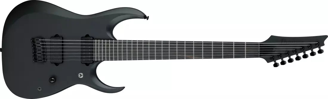 Ibanez RGD IronLabel 7 String Electric Guitar Black Flat RGDRB71BKF