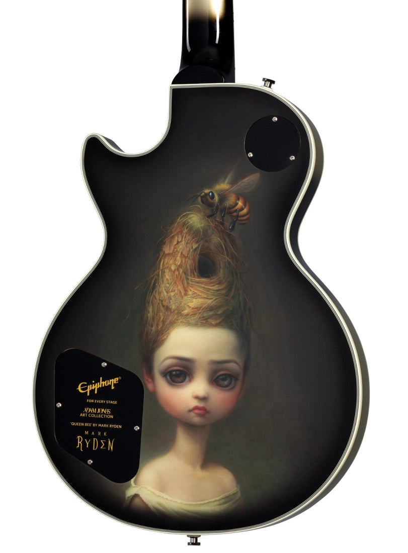 Epiphone Adam Jones Les Paul Custom Art Collection: Mark Rydon's ''Queen Bee'' - Antique Silverburst EILPCAJV7ASBNH