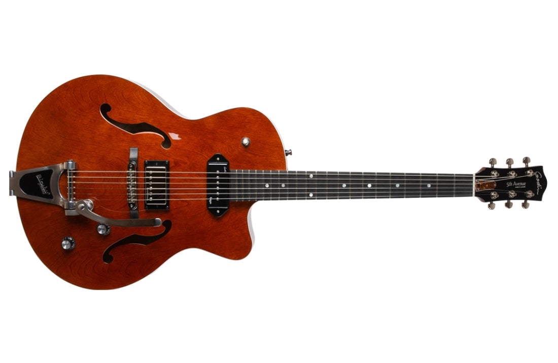 Godin Guitars MADE IN CANADA 5th Avenue Uptown Custom Hollowbody Guitar - Havana Brown G50963
