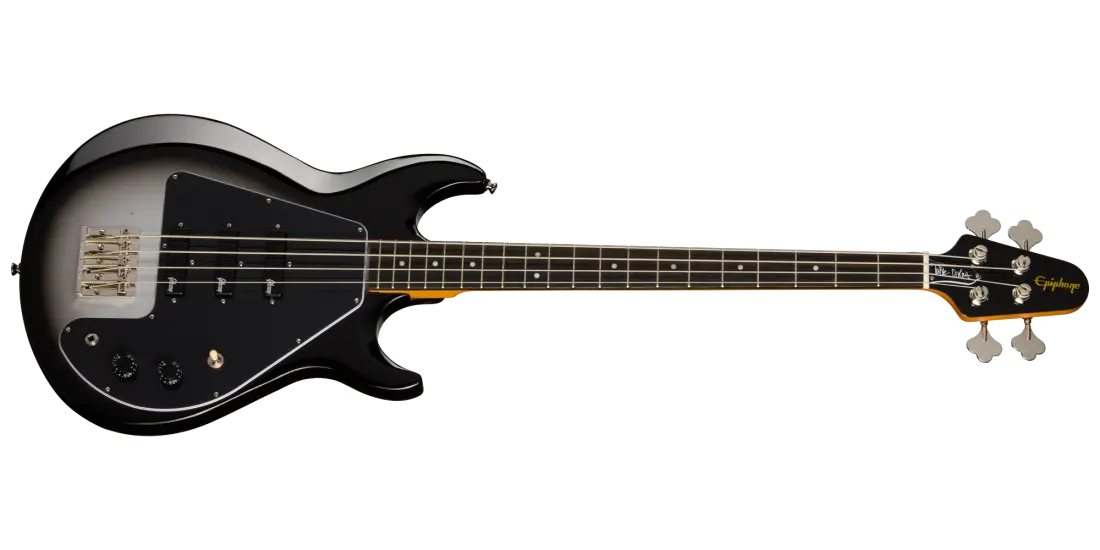 Epiphone Mike Dirnt Grabber G-3 Electric Bass with Hardshell Case - Silverburst EIG3MDSBNH