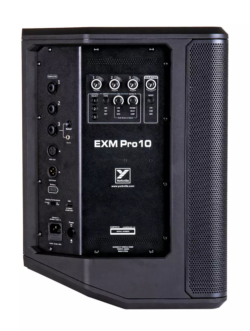 Yorkville Sound EXM Pro10 Battery Powered PA Speaker EXMPRO10
