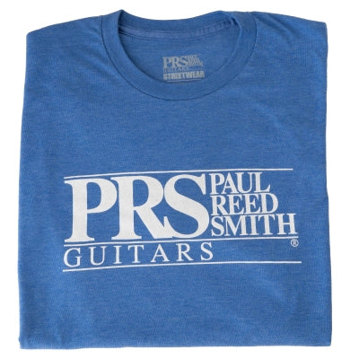 PRS Guitars Heather Blue Short Sleeve Block Logo T-Shirt - XL 100102:005:052: