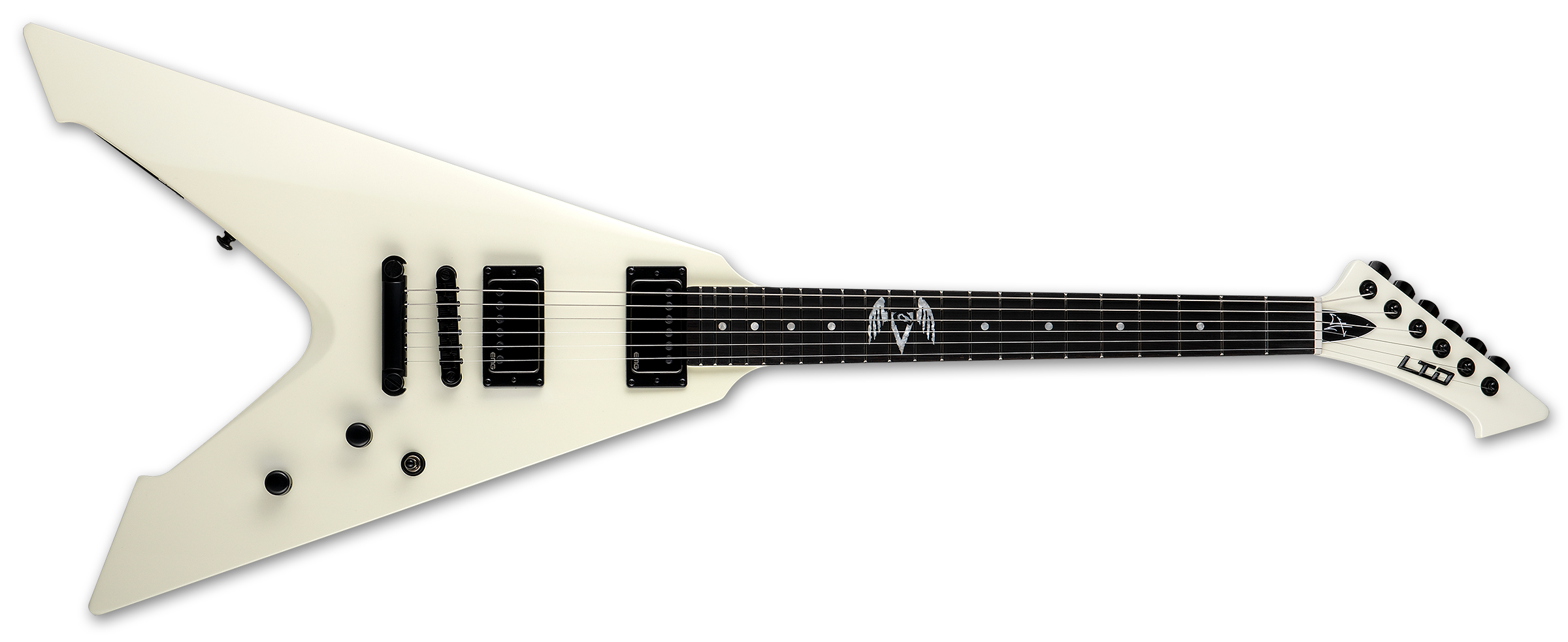 ESP LTD VULTURE JAMES HETFIELD SIGNATURE MODEL OLYMPIC WHITE LVULTUREOW