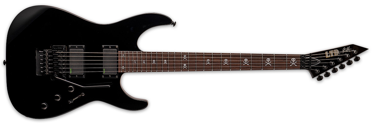 LTD KH-602 Black エレキギター KH-602 BLACK KIRK HAMMETT MODEL WITH CASE | Tom Lee Music