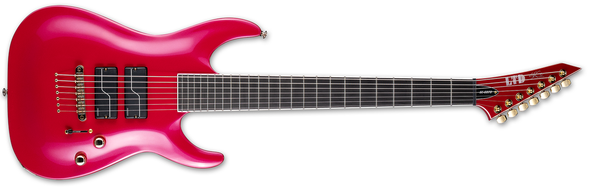 ESP LTD SC-607  Stephen Carpenter BARITONE Magenta LSC607BMG