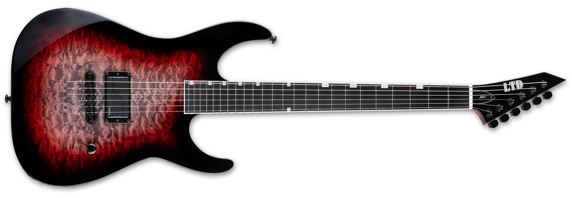 ESP LTD Josh Middleton JM-I Signature Electric Guitar - Deep Blood Moon W/ HARDSHELL CASE JMIQMDBLM SERIAL NUMBER W25042314 - 7.4 LBS