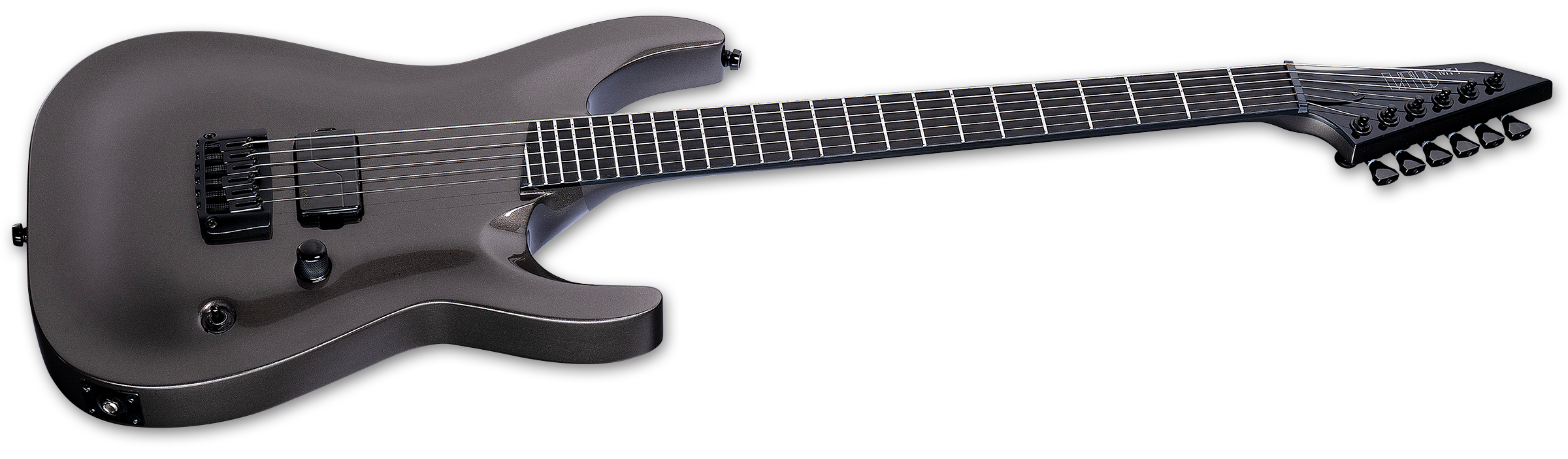 ESP LTD Mick Thomson MT-1 Signature Electric Guitar INCLUDES ESP HARDSHELL CASE - Obsidian Metallic LMTIOBSM