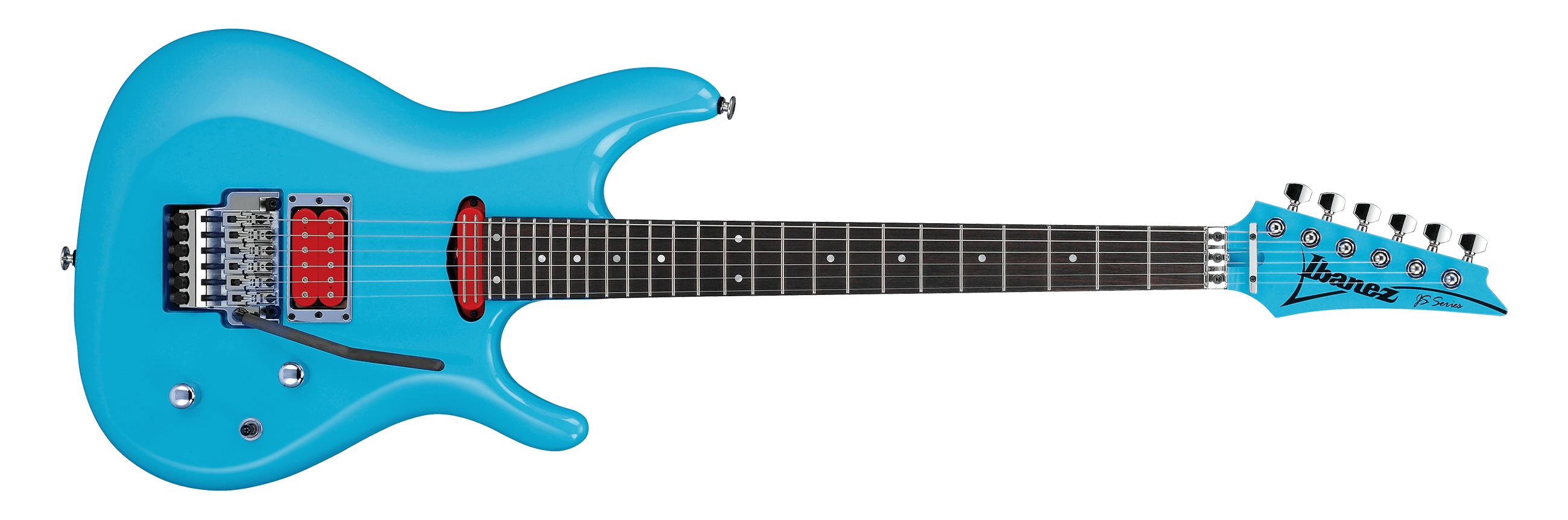 Ibanez JS2410SYB Joe Satriani Signature 6 String Electric Guitar with Case - Sky Blue