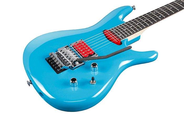 Ibanez JS2410SYB Joe Satriani Signature 6 String Electric Guitar with Case - Sky Blue