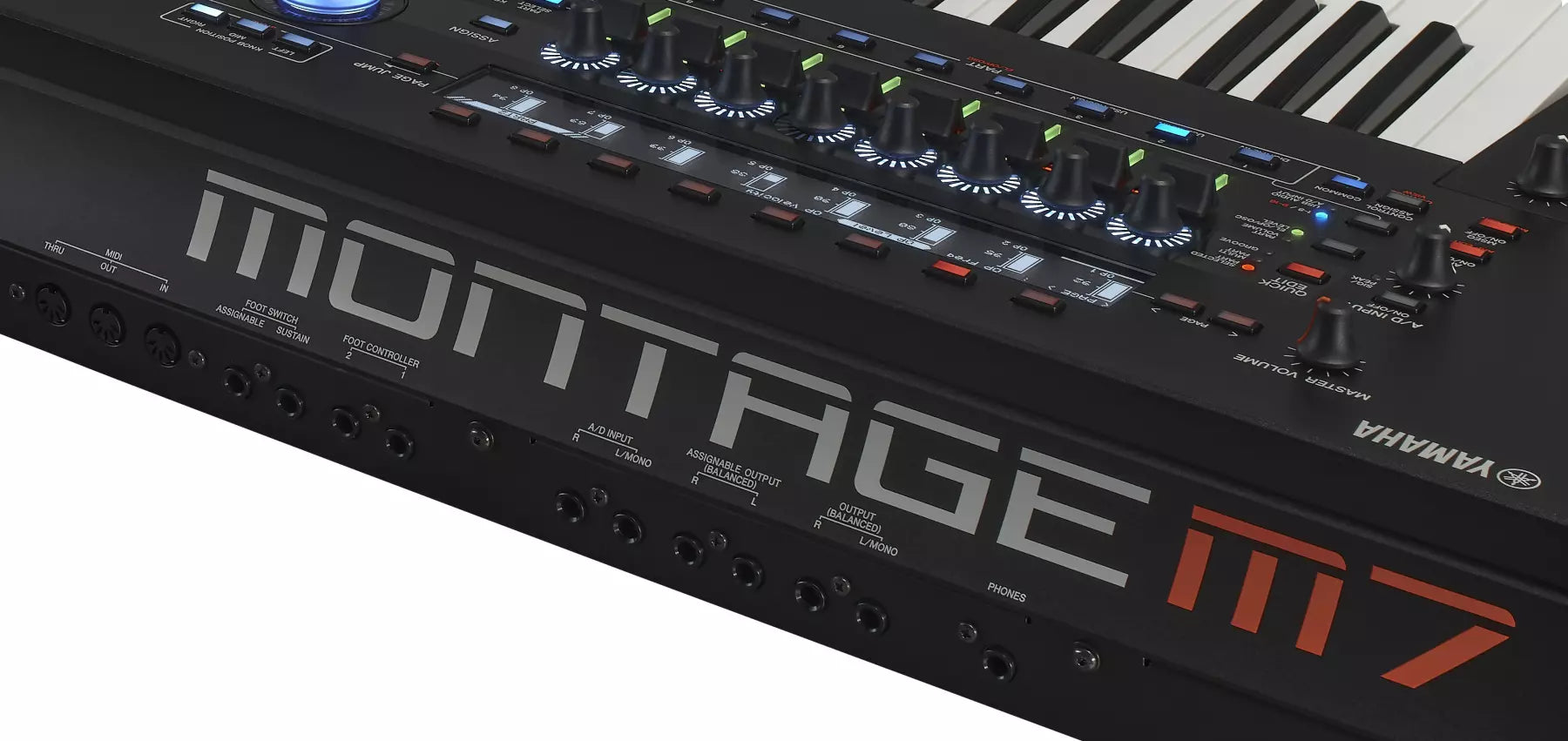 Yamaha MONTAGE M7 76-Key AN-X / AWM2 / FM-X Engine Synthesizer