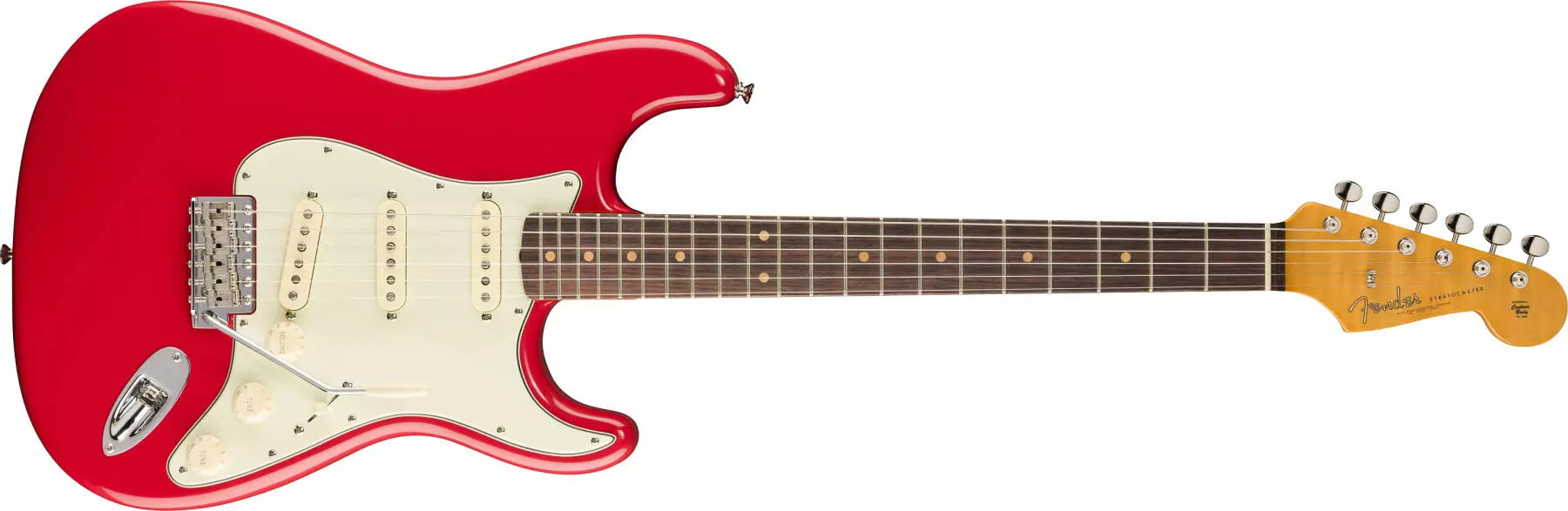 Fender Limited Edition Dealer Exclusive Slab Rosewood American Vintage II 1961 Stratocaster, Rosewood Fingerboard - Fiesta Red 0170250840 SERIAL NUMBER V2558505 - 8 LBS 1 OZ