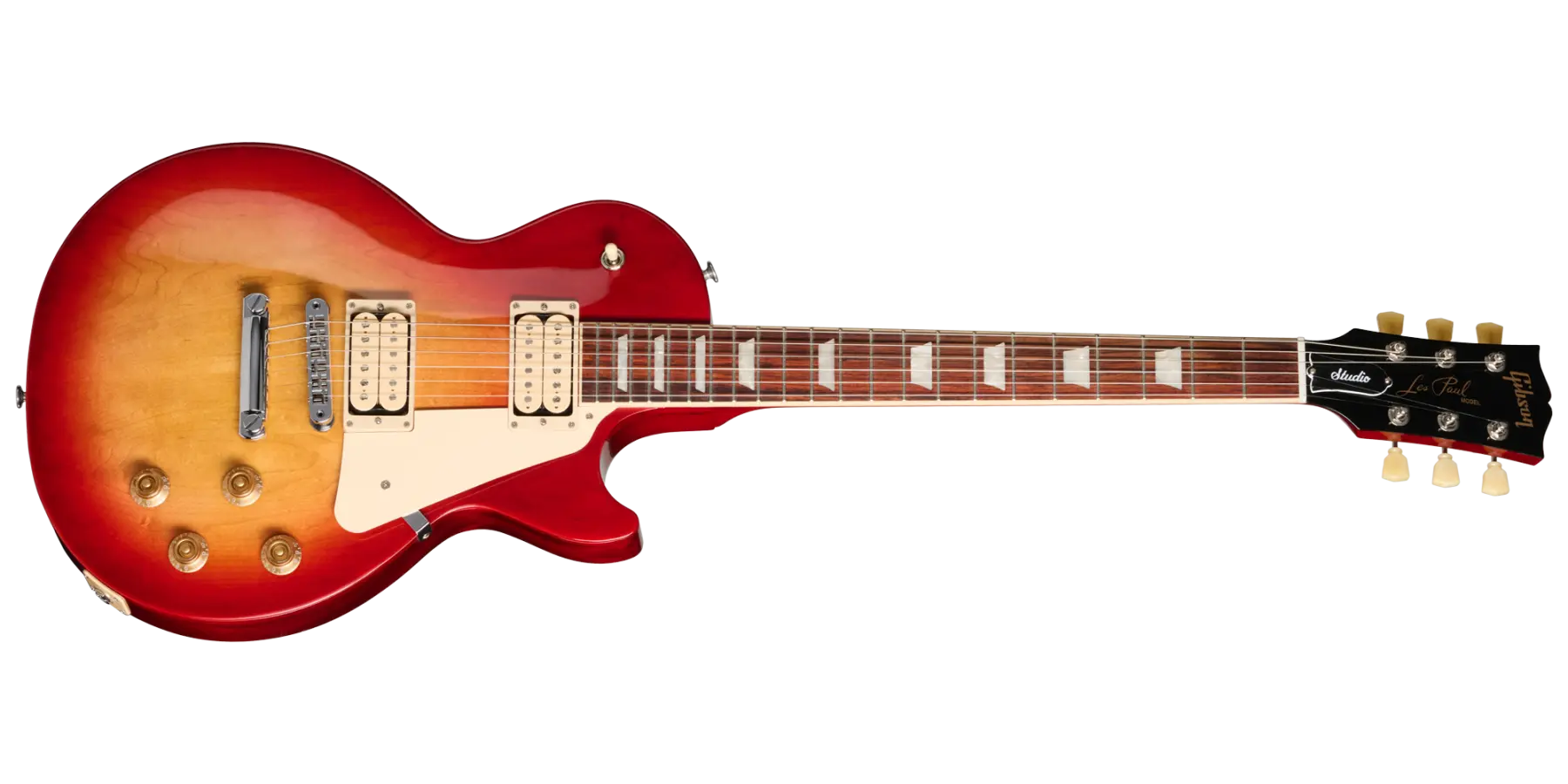 Gibson Les Paul Studio Double Trouble Electric Guitar with Softshell Case - Cherry Sunburst LPSTDCW26HSCH