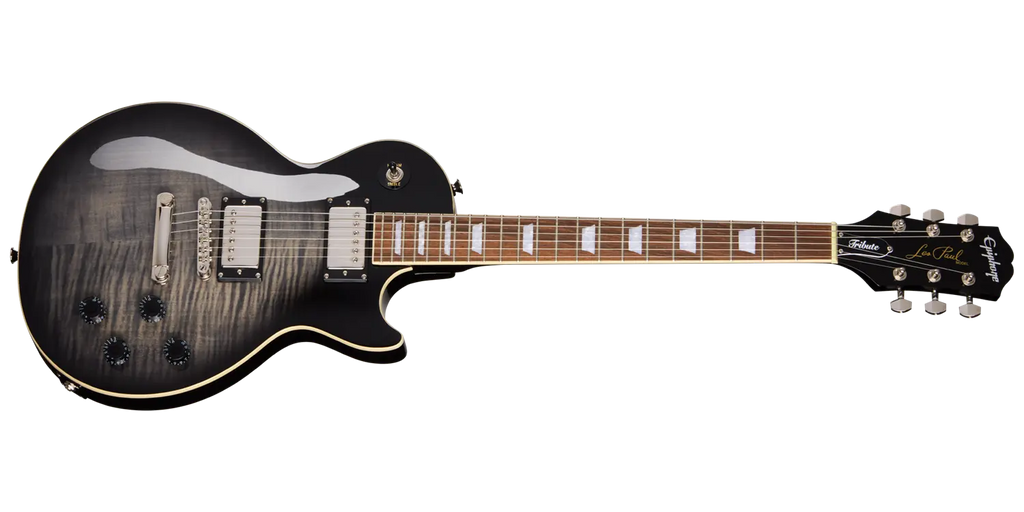 Epiphone Les Paul Tribute Plus Electric Guitar - Transparent Ebony