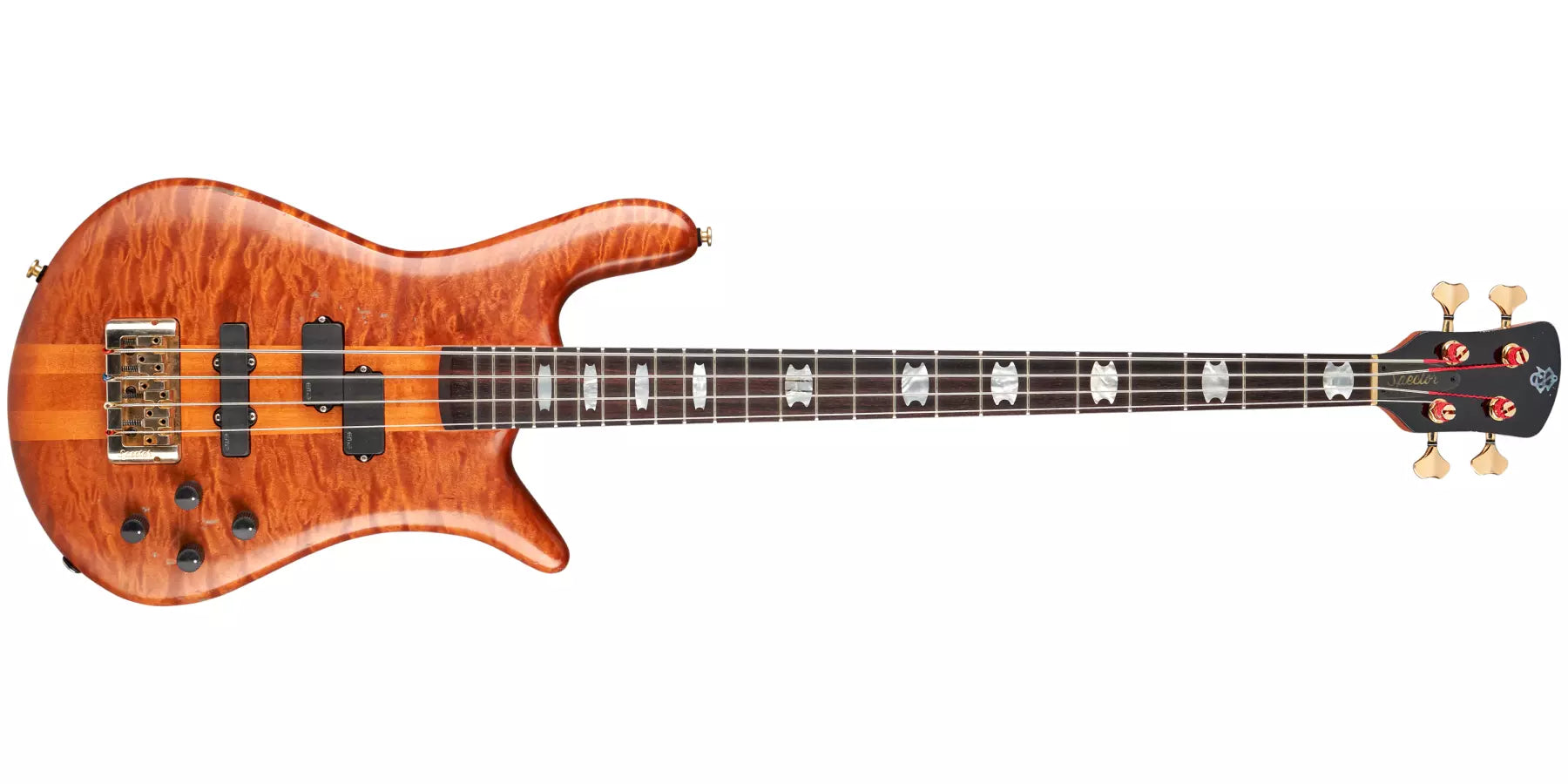Spector Bass Doug Wimbish Euro 4 Signature Bass Guitar - Amber Gloss Relic EURO4DWAMBREL
