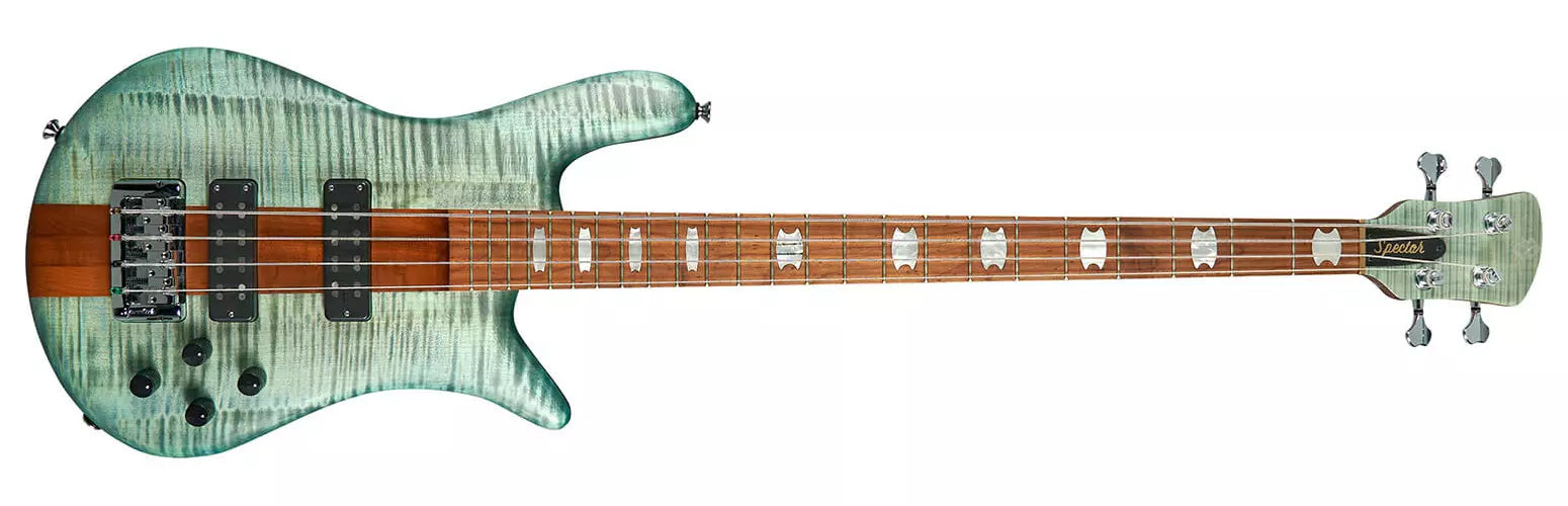 Spector Bass Euro 4 RST Electric Bass Guitar - Turquoise Tide Matte EURO4RSTTRQTD