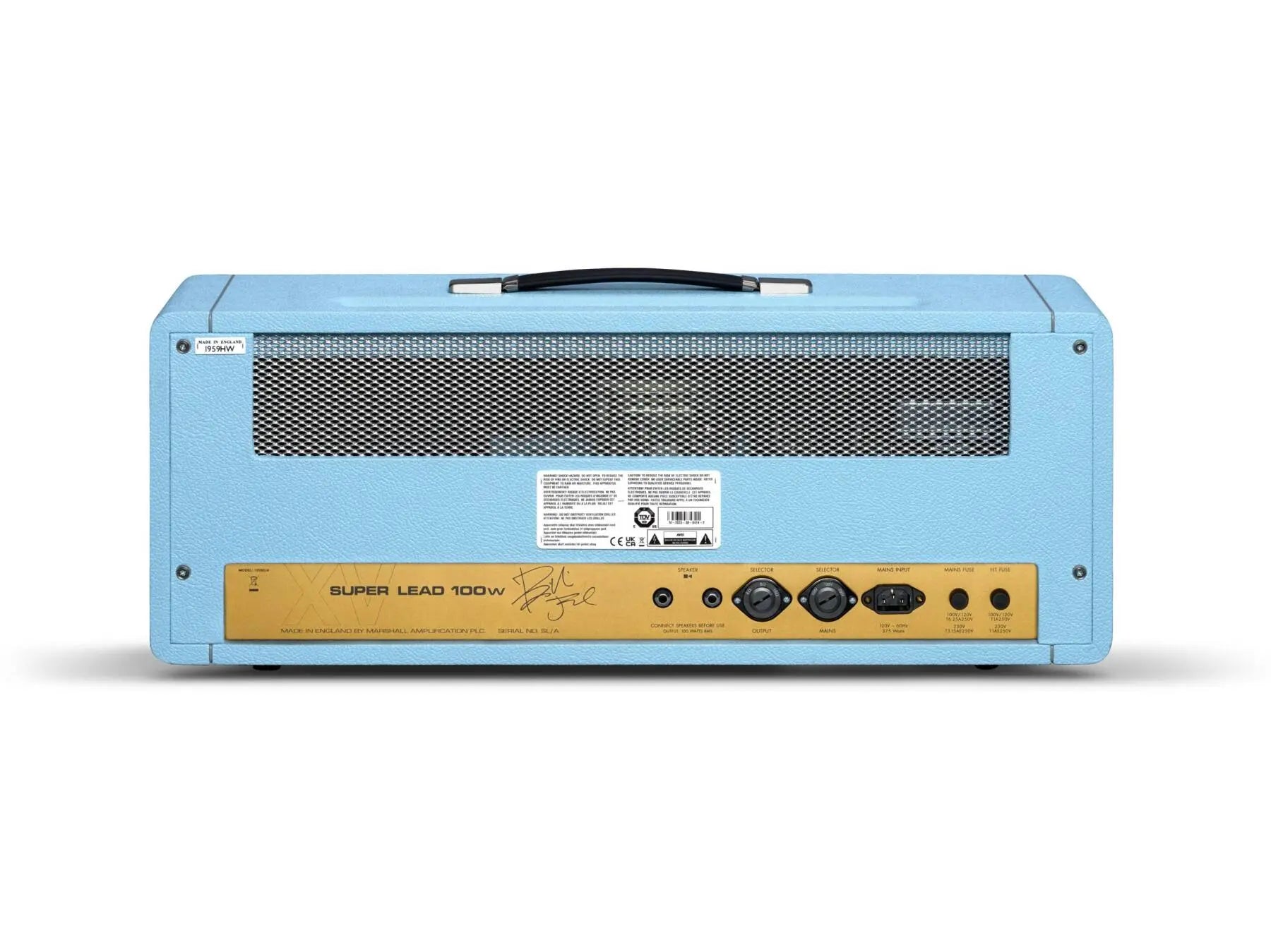 Marshall 1959 BJA Billie Joe Armstrong Artist Series HANDWIRED Amplifier Head - 100 Watt 1959BJA - VERY LIMITED - ONLY 10 COMING INTO CANADA - ONLY 1 AVAILABLE HERE
