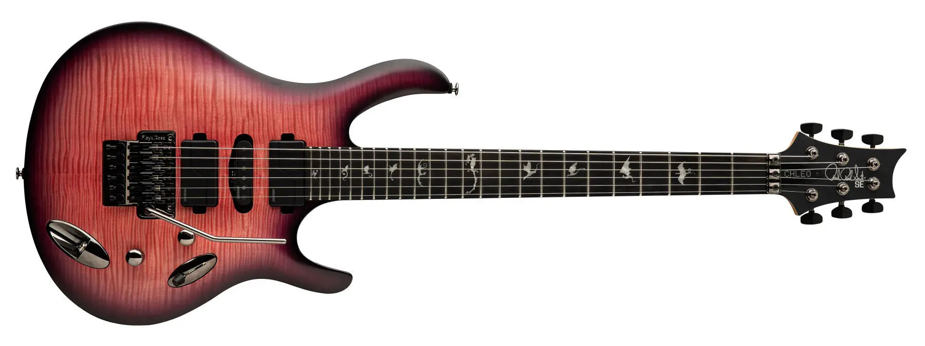 PRS Guitars SE Chleo Herman Li  Dragon Force Electric Guitar with Gigbag - Orchid Dusk 115397::HI