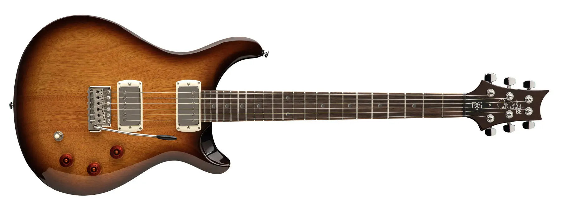 PRS Guitars SE DGT Standard Electric Guitar with Gigbag - McCarty Tobacco Sunburst 116011::MT SERIAL NUMBER CTIH059245 - 7 LBS 4 OZ