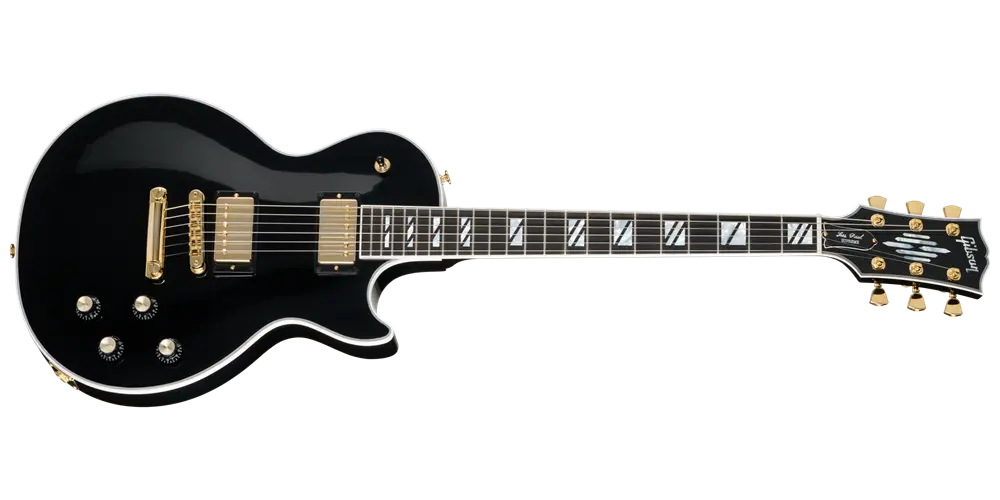 Gibson USA Les Paul Supreme Electric Guitar with Hardshell Case - Ebony LPSUP00EBGH