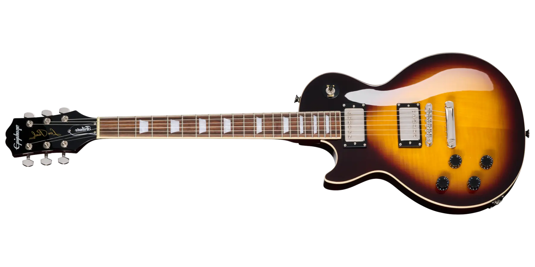 Epiphone Les Paul Tribute Plus Electric Guitar - Vintage Sunburst Left Handed E1LPTPVSNHLH